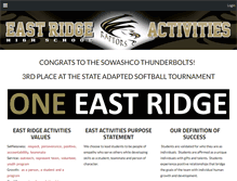 Tablet Screenshot of erhsactivities.com